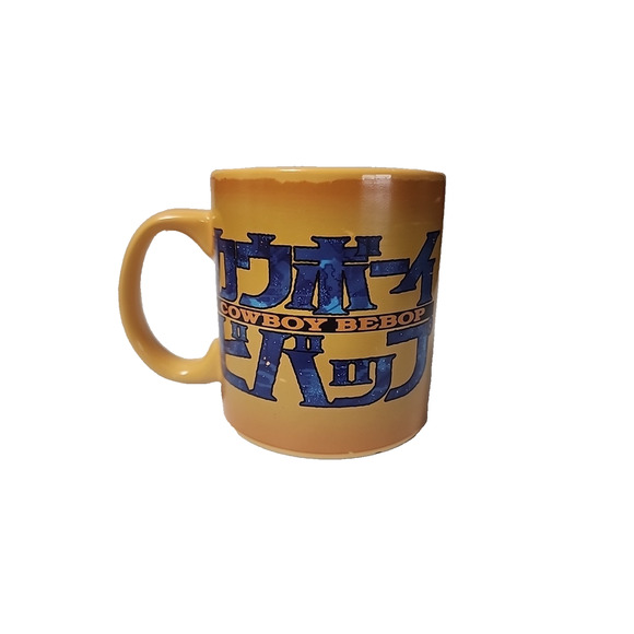 Sunrise Lic Funimation Productions Cowboy Bebop Mango Yellow Mug Cold Liquids - Picture 1 of 10